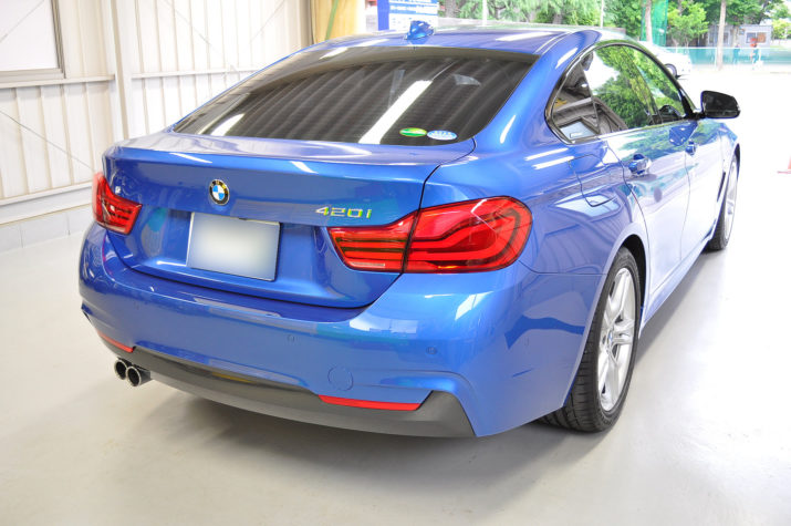 ＢＭＷ　４２０Ｉ　グランクーペ　デントリペア